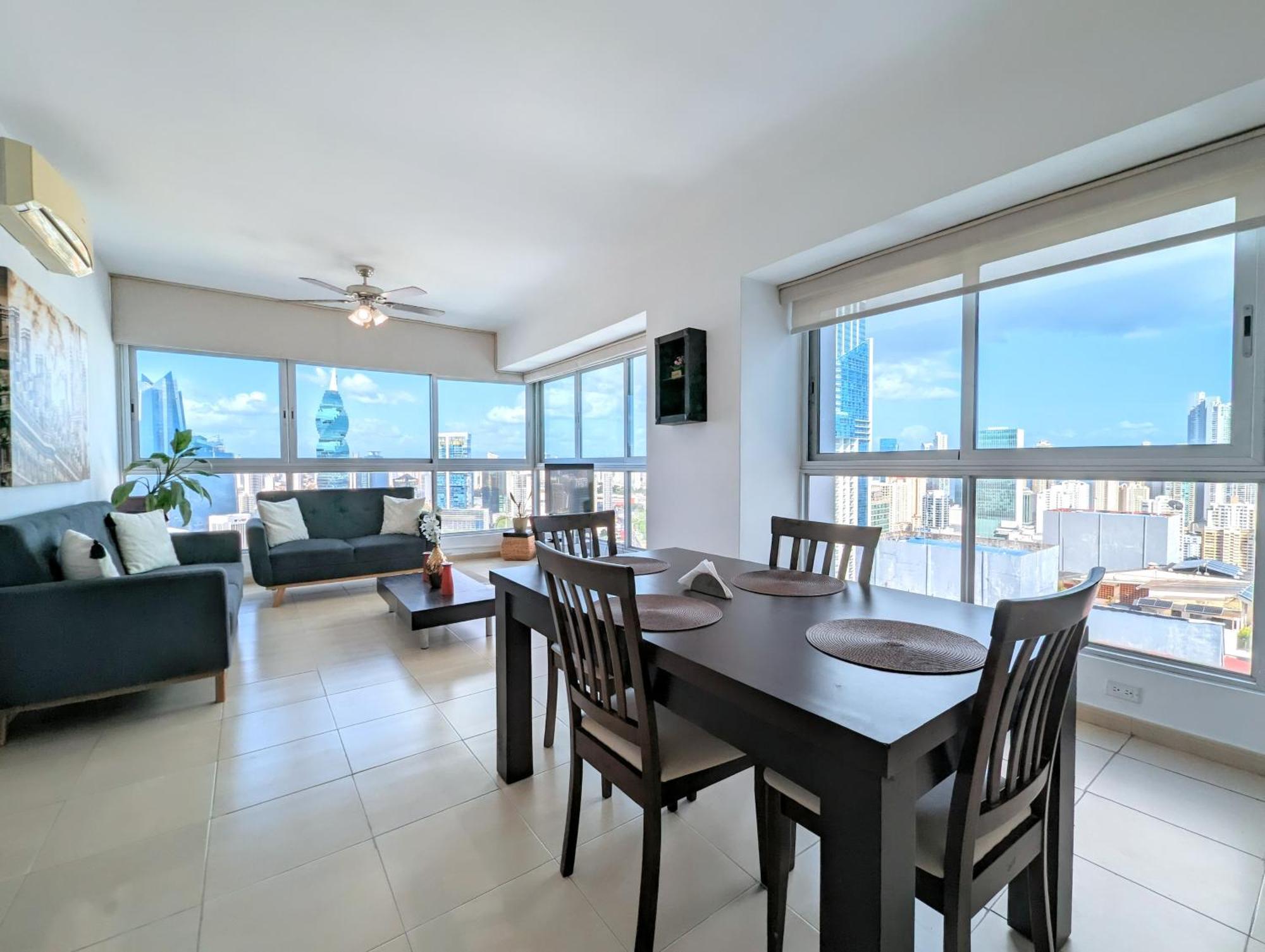 Yc 3602 L Apartamento 2Br En Av Balboa Cidade do Panamá Exterior foto